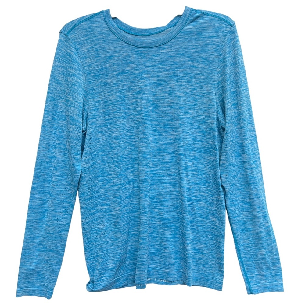 Lululemon men’s long sleeve metal vent dot  shirt Cyprus blue small s